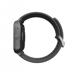 SMARTWATCH BUYTECH BY-ALFA-BK CASSA NERA CON CINTURINO SILICONE NERO