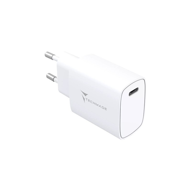 Caricabatterie da Rete Fast Charge USB-C 20W Techmade TM-P926-PD320W