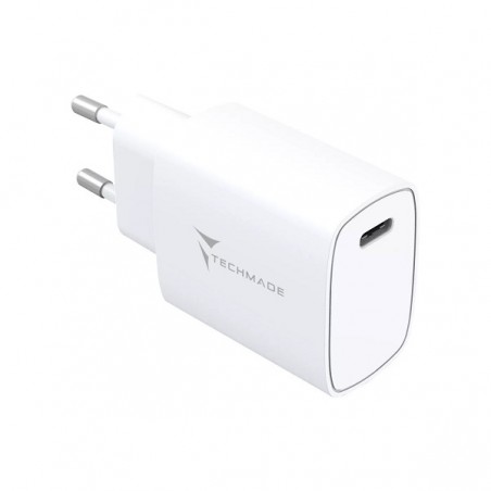 Caricabatterie da Rete Fast Charge USB-C 20W Techmade TM-P926-PD320W