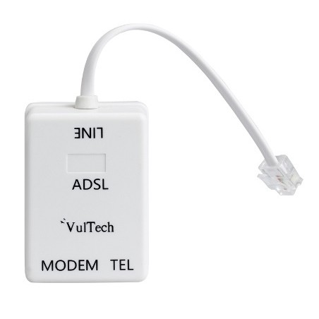 FILTRO ADSL RJ11 SPLITTER TELEFONO/MODEM VULTECH SN20315