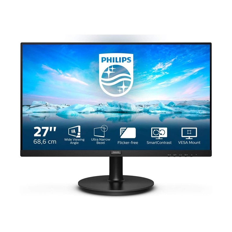 Monitor 27 Philips 271V8LA LED Full HD 16:9 VA HDMI VGA 75 Hz Speaker Vesa