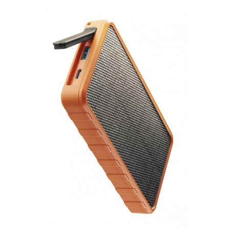 Power Bank Solar Fast Charge 20W PD 10.000MaH Orange Cellularline PBSOLAR10000O