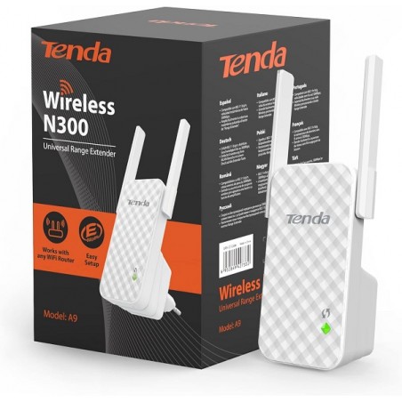 Tenda EXTENDER A9 300Mbps 2ANT.FISSE