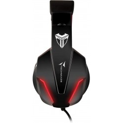 CUFFIE + MICROFONO 3.5MM GAMING TECHMADE TM-FL1-RED