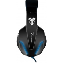 CUFFIE + MICROFONO 3.5MM GAMING TECHMADE TM-FL1-BLU