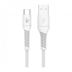 Cavo Smartphone Vultech Usb Type-C 1.2mt 3.0a 60W Bianco CS-TAC12WH