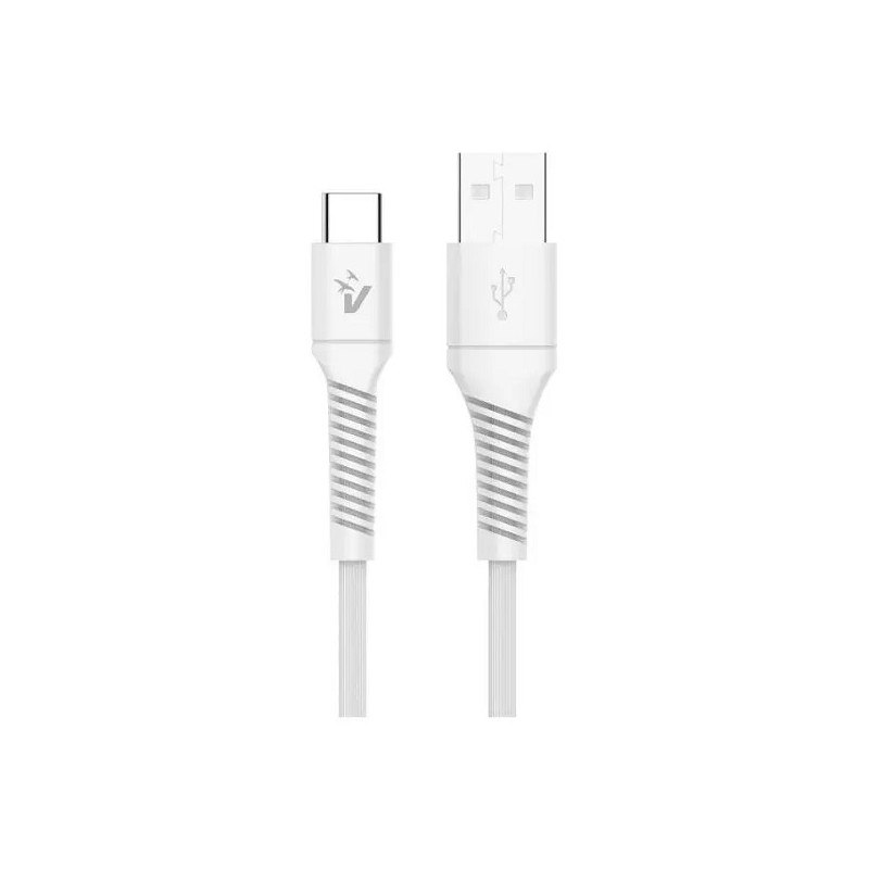 Cavo Smartphone Vultech Usb Type-C 1.2mt 3.0a 60W Bianco CS-TAC12WH